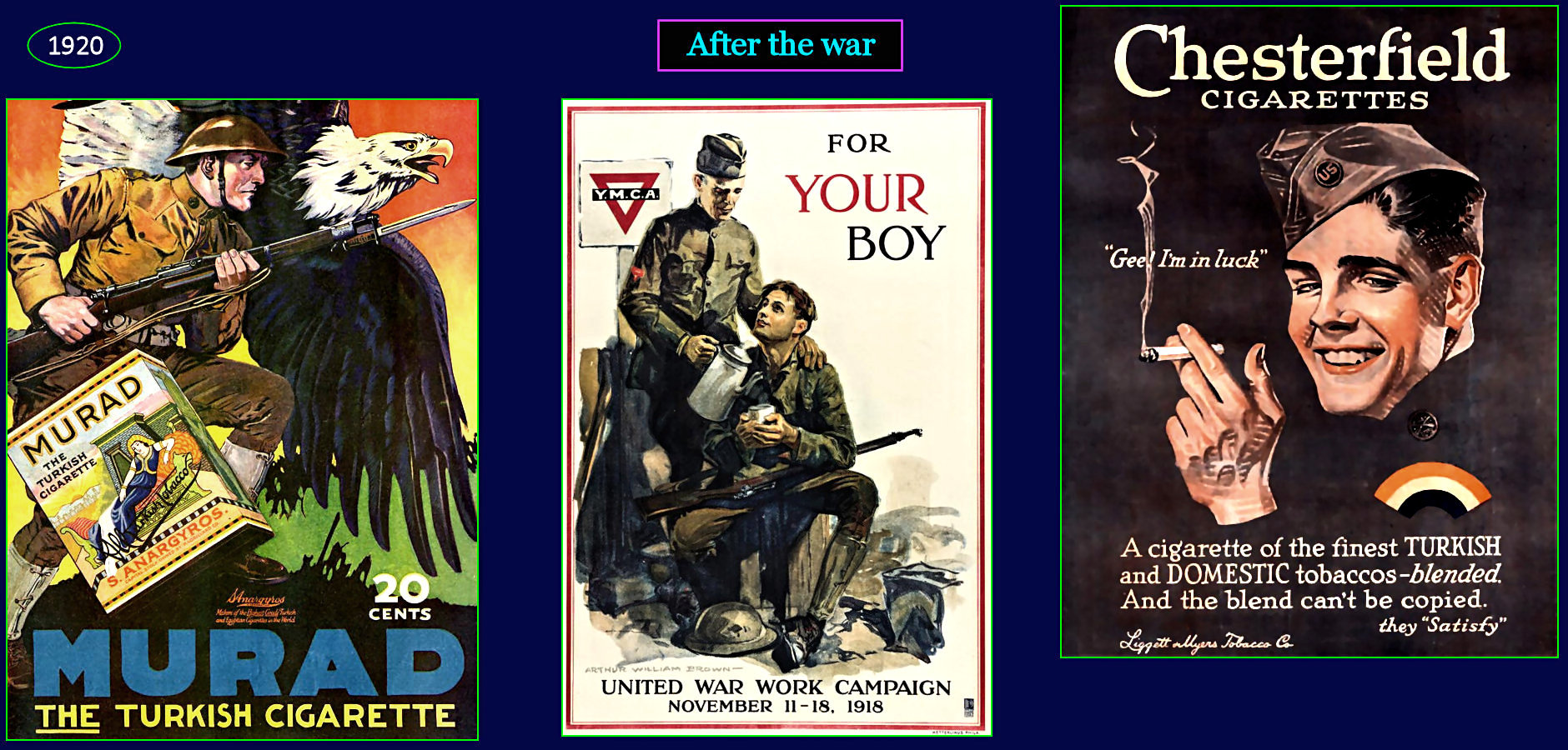 Post-war ads, 1920
